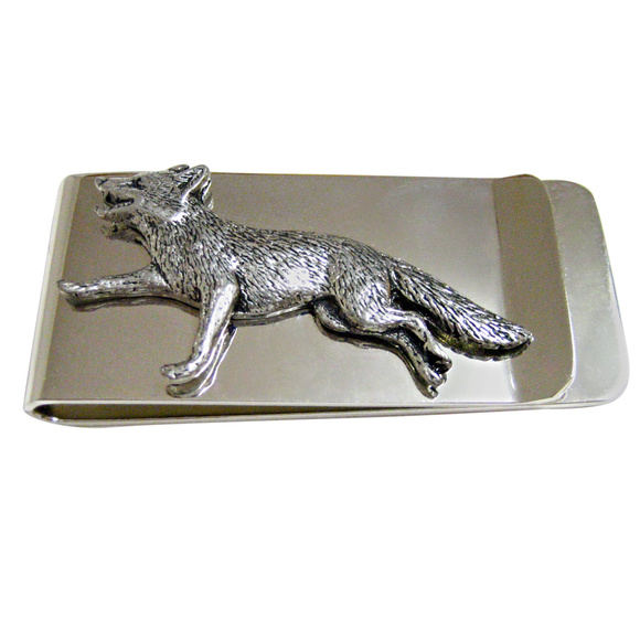 Mr Fox Tie Clip - Etsy Running Fox Money Clip